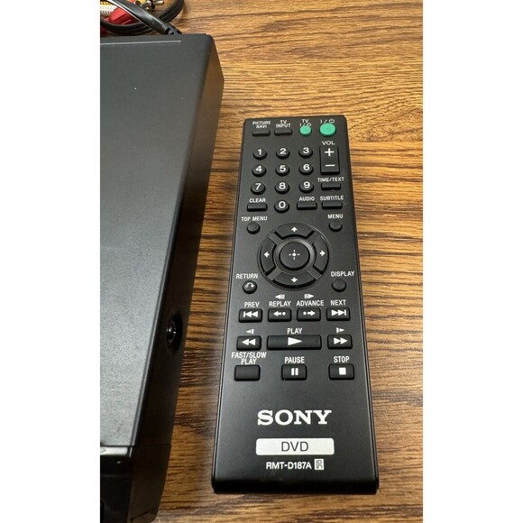 Sony CD/DVD/DVD+RW/+R/+R DL/-RW/-R/-R DL/JPEG/MP3; REMOTE, DVP-SR200P, TESTED - Picture 13 of 16